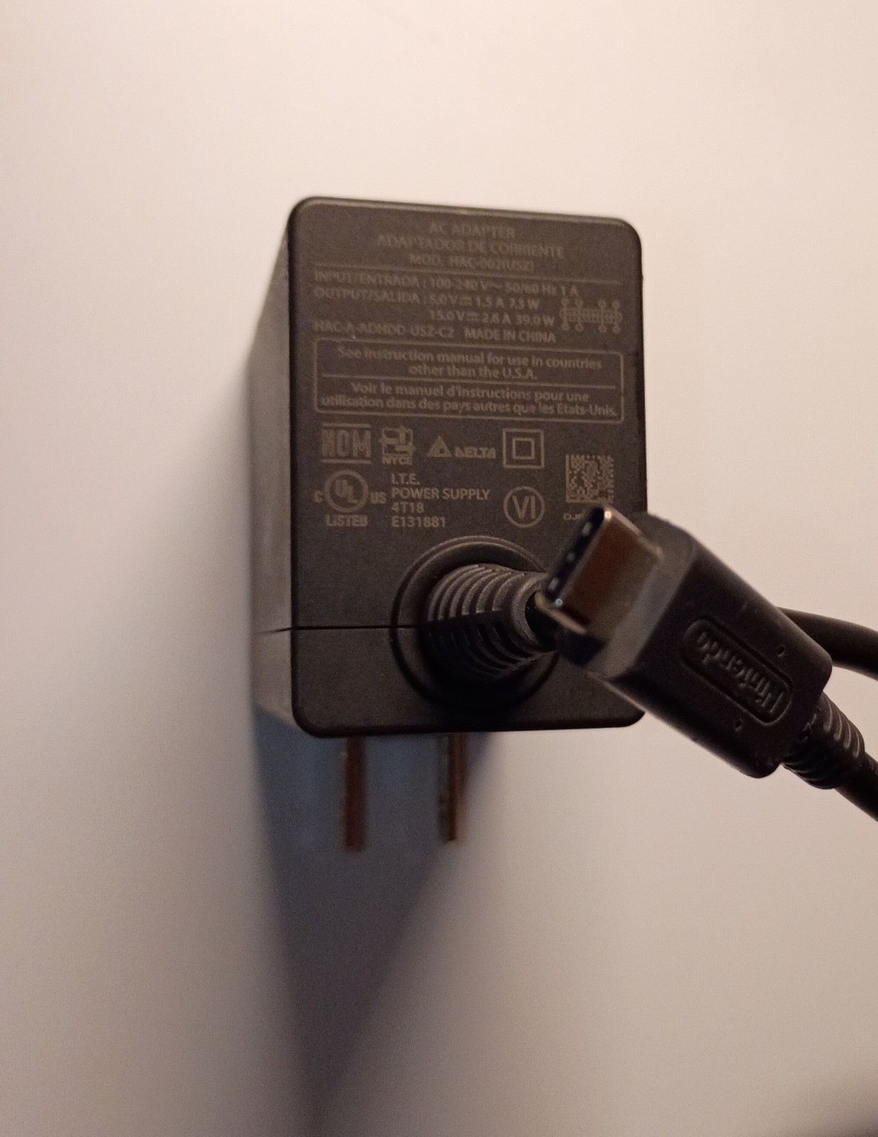 Genuine Nintendo Adapter HAC-002 USB-C Console HAC-007 HEG-007 TV Dock Stations