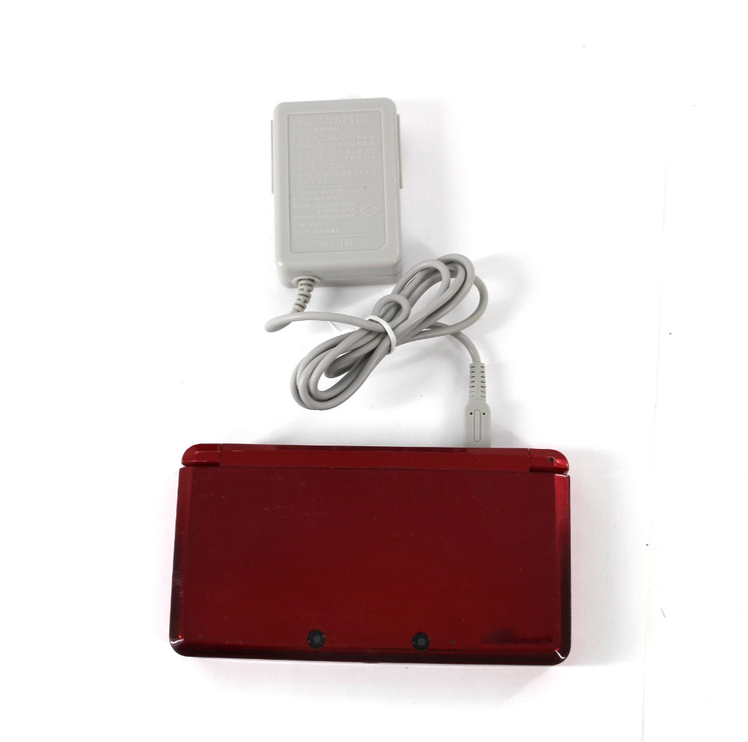 Nintendo 3DS CTR-001 (JPN) – Flame Red WAP-002 – Works Great