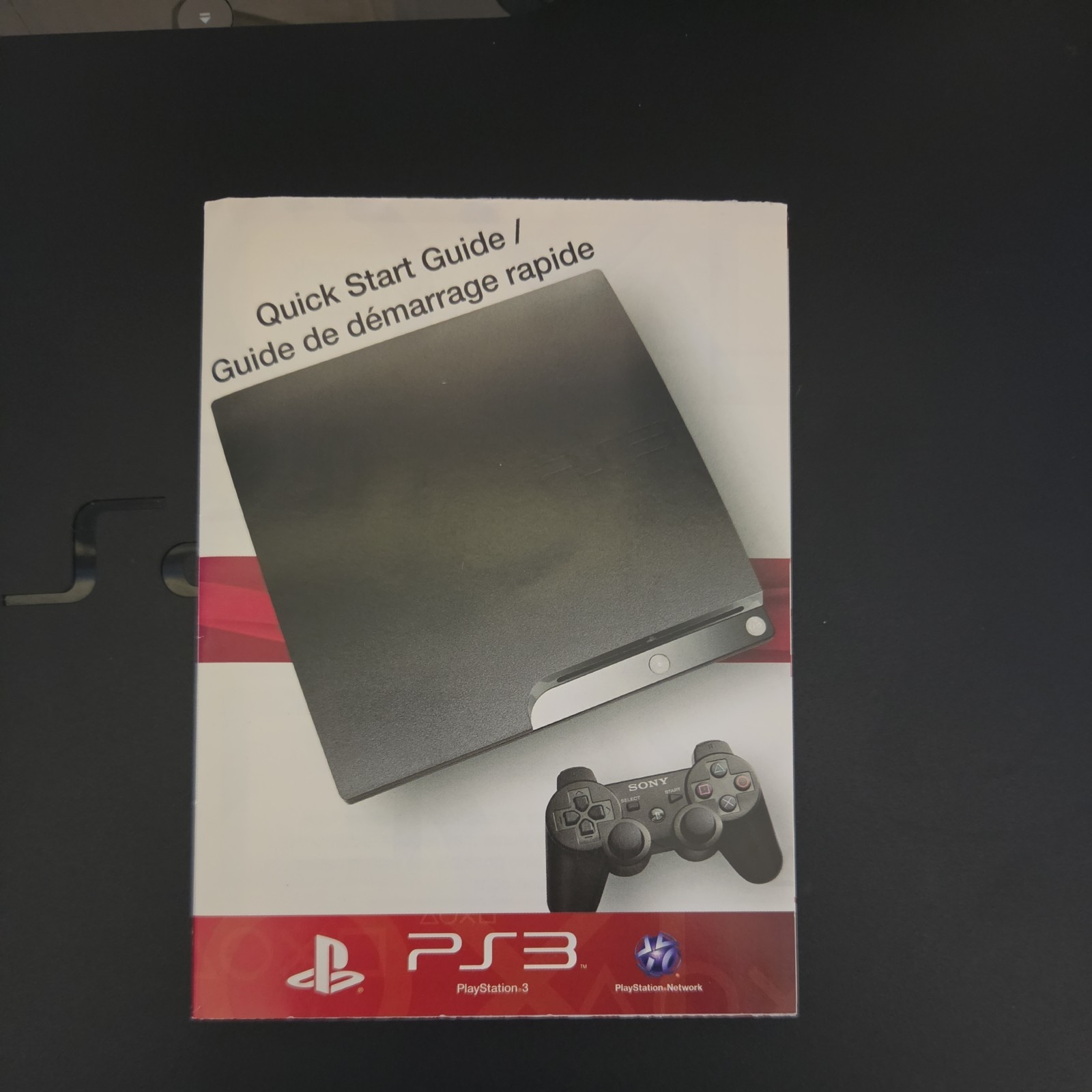 SONY PLAYSTATION 3 SLIM PS3 120GB BLACK CONSOLE CECH-2001A W 2 EXTRA CONTROLLERS