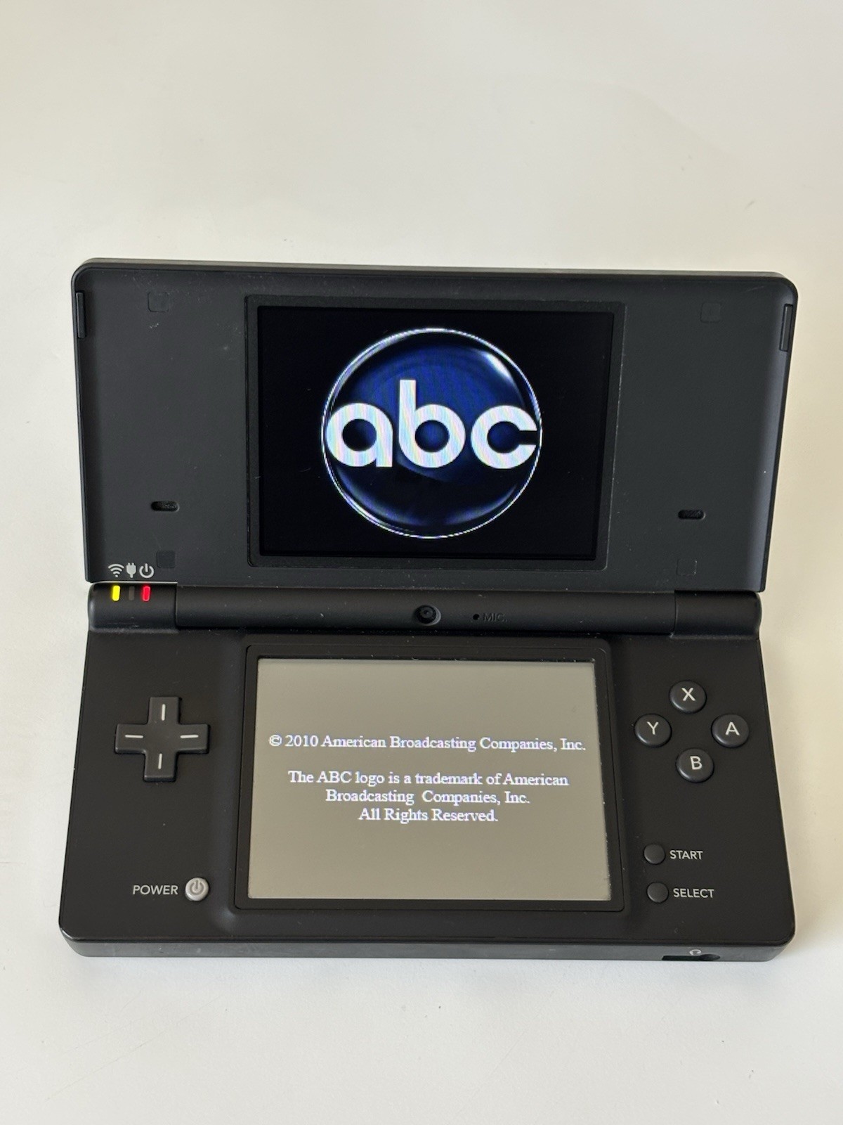 Nintendo DS Matte Black TWL-001 Handheld Video Game System And Game & Case