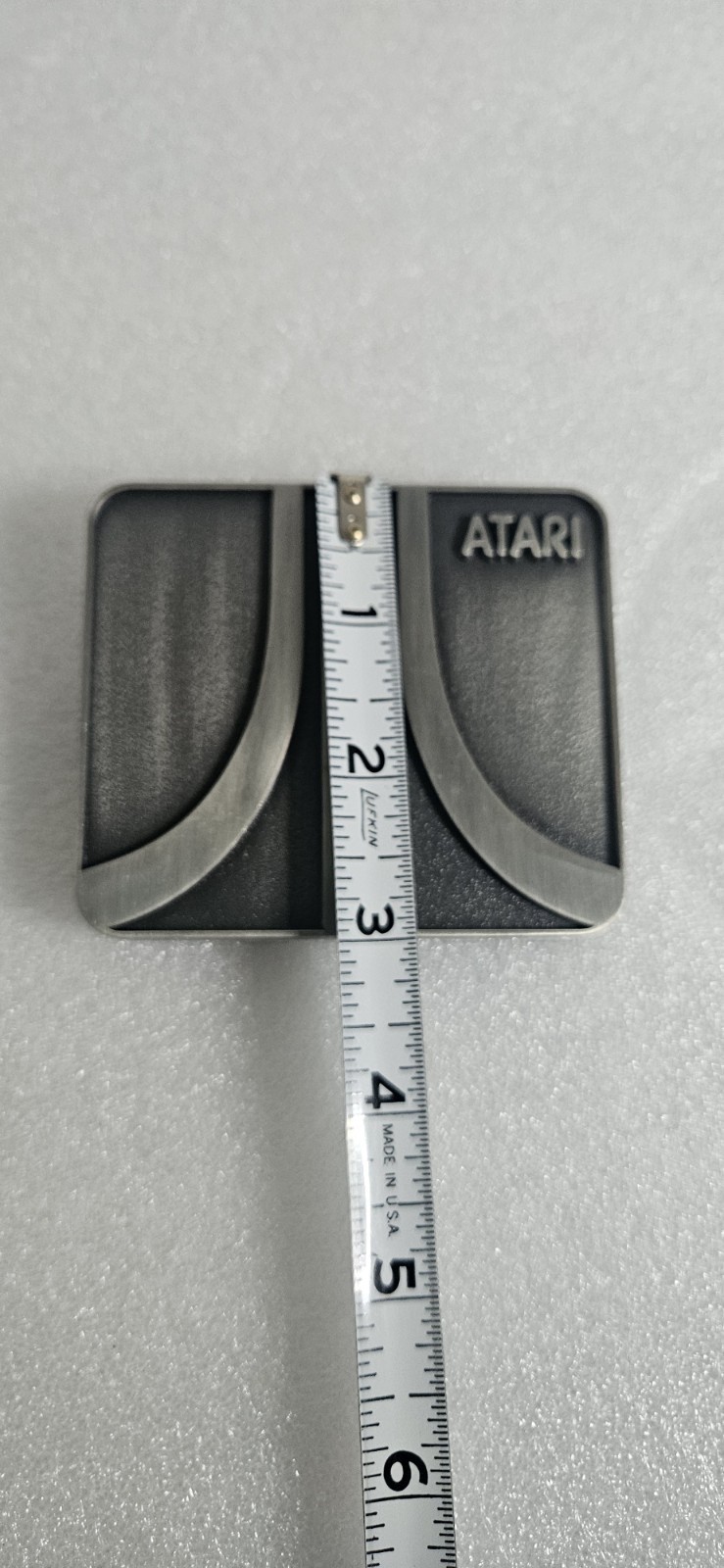 Vtg ATARI Arcade Game , Metal Belt Buckle, Atari Logo