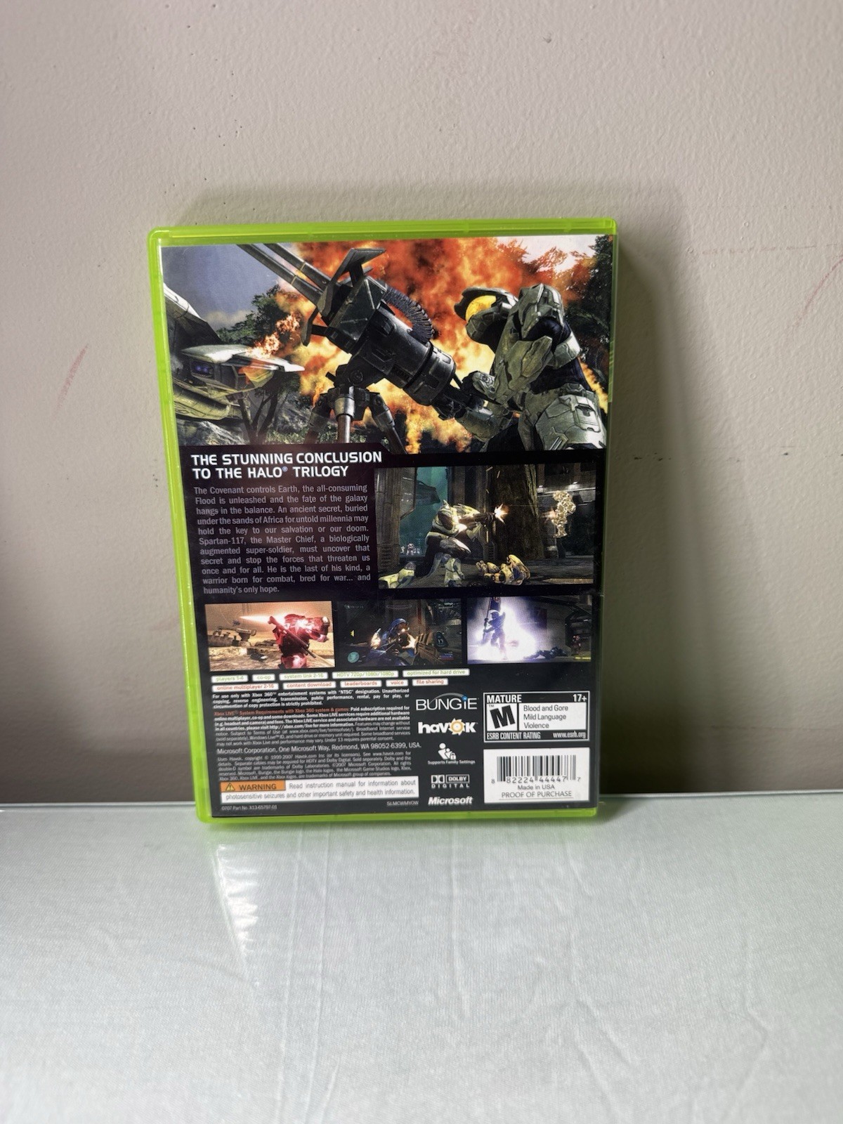 Halo 3 Xbox 360 Microsoft (M) Shooter Halo Series CIB w/Manual