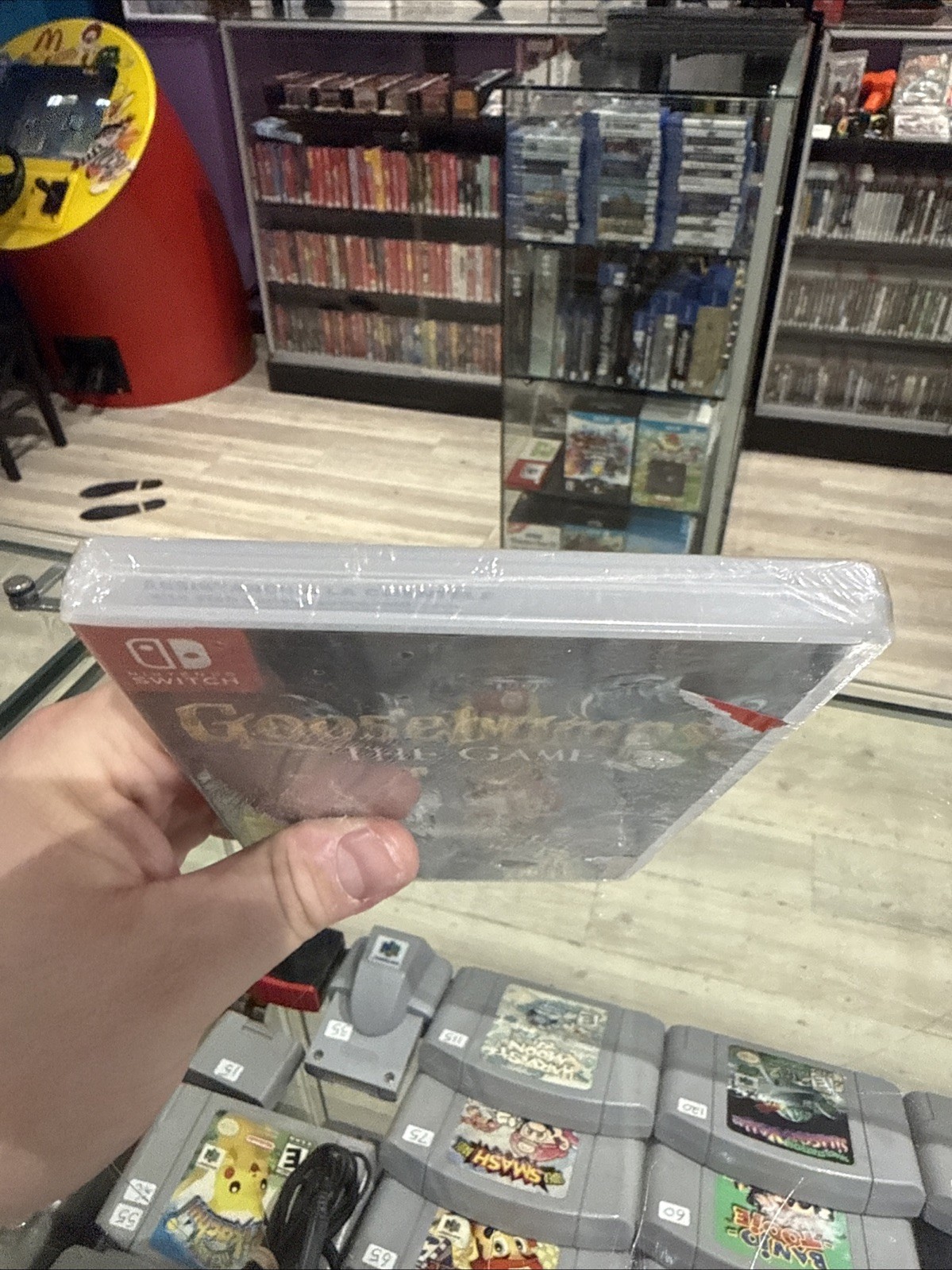 NEW! Goosebumps : The Game * Minor Rip * – Nintendo Switch – New Factory Sealed