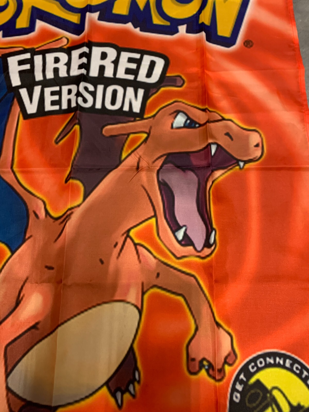 Pokemon Fire Red Version Custom Wall Flag Banner Tapestry 3 x 3 Ft, GBA