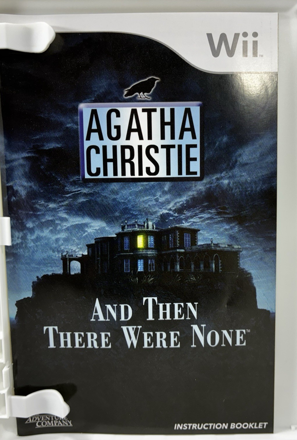 Agatha Christie And Then There Were None Nintendo Wii 2007 Complete with Manual