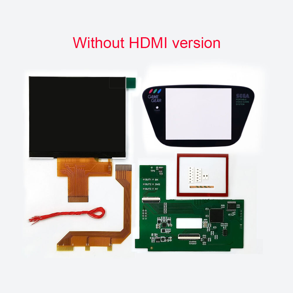 For SEGA Game Gear 3.5 Inches 640×480 HD IPS Highlight LCD HDMI-Compatible Kit