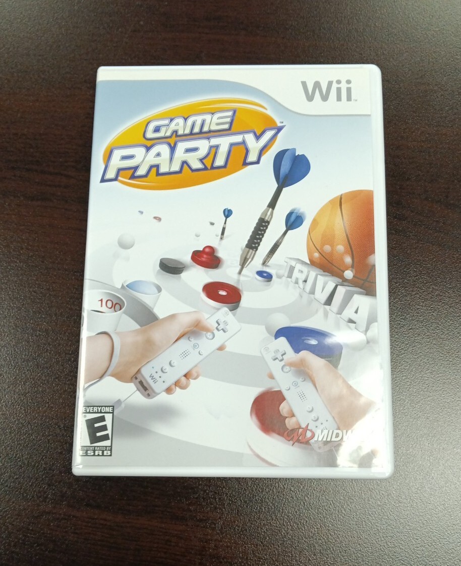 GAME PARTY 1 (Nintendo Wii, 2007) Complete TESTED w/ Manual Nice Shape Fast Ship