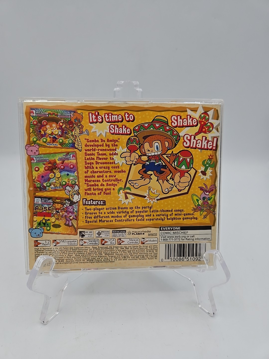 Samba de Amigo (Sega Dreamcast, 2000) CIB