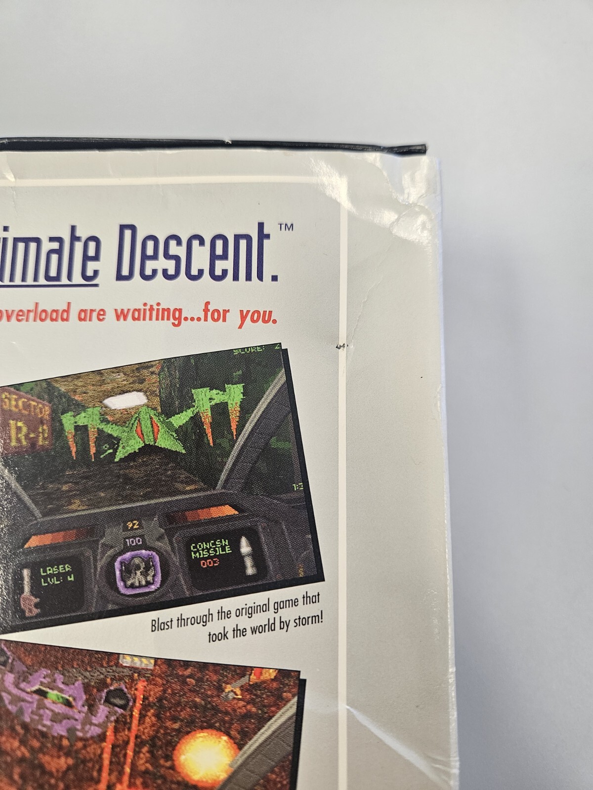 Descent Anniversary Edition Big Box Pc – Complete – RARE – Interplay, 1996