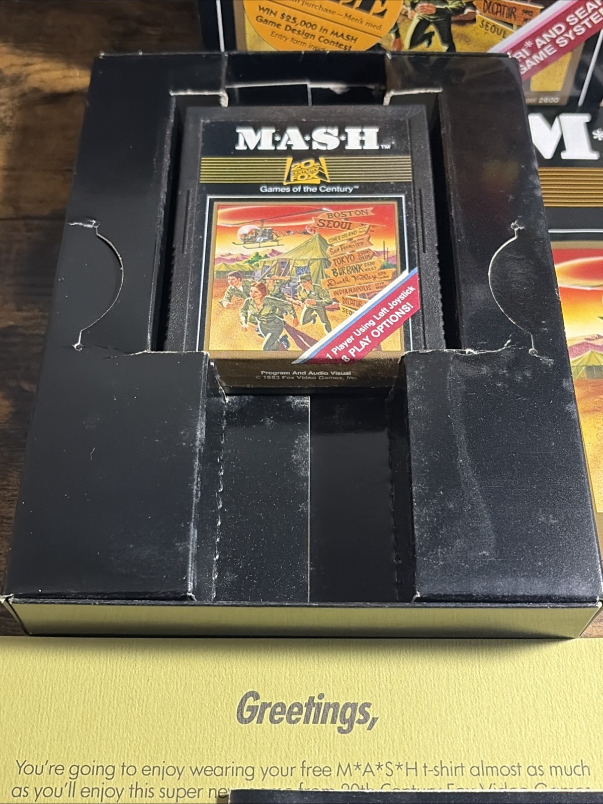 MASH 20th Century Fox (Atari 2600, 1983) Complete In Box CIB.