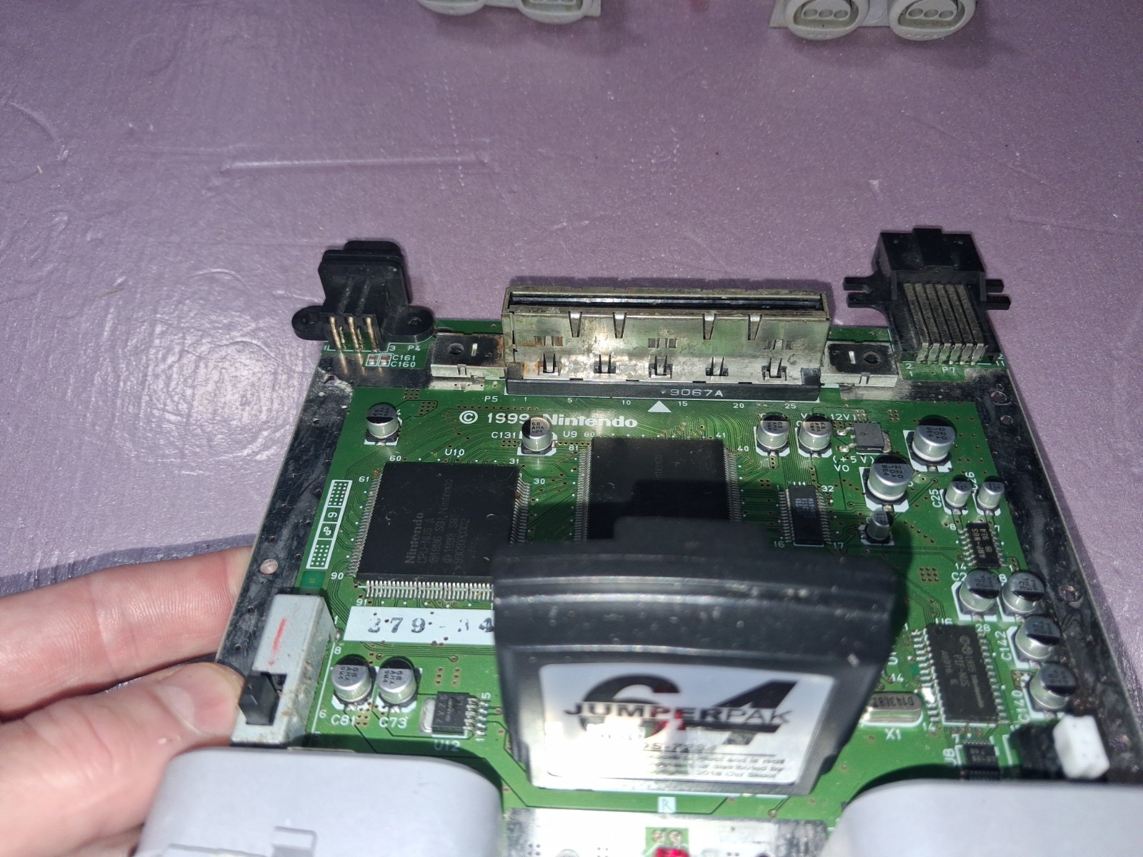 Nintendo N64 NUS-001 DEFECTIVE DONOR EXACT 08-NO SOUND w/RUST JUNK 04-SEE ALL