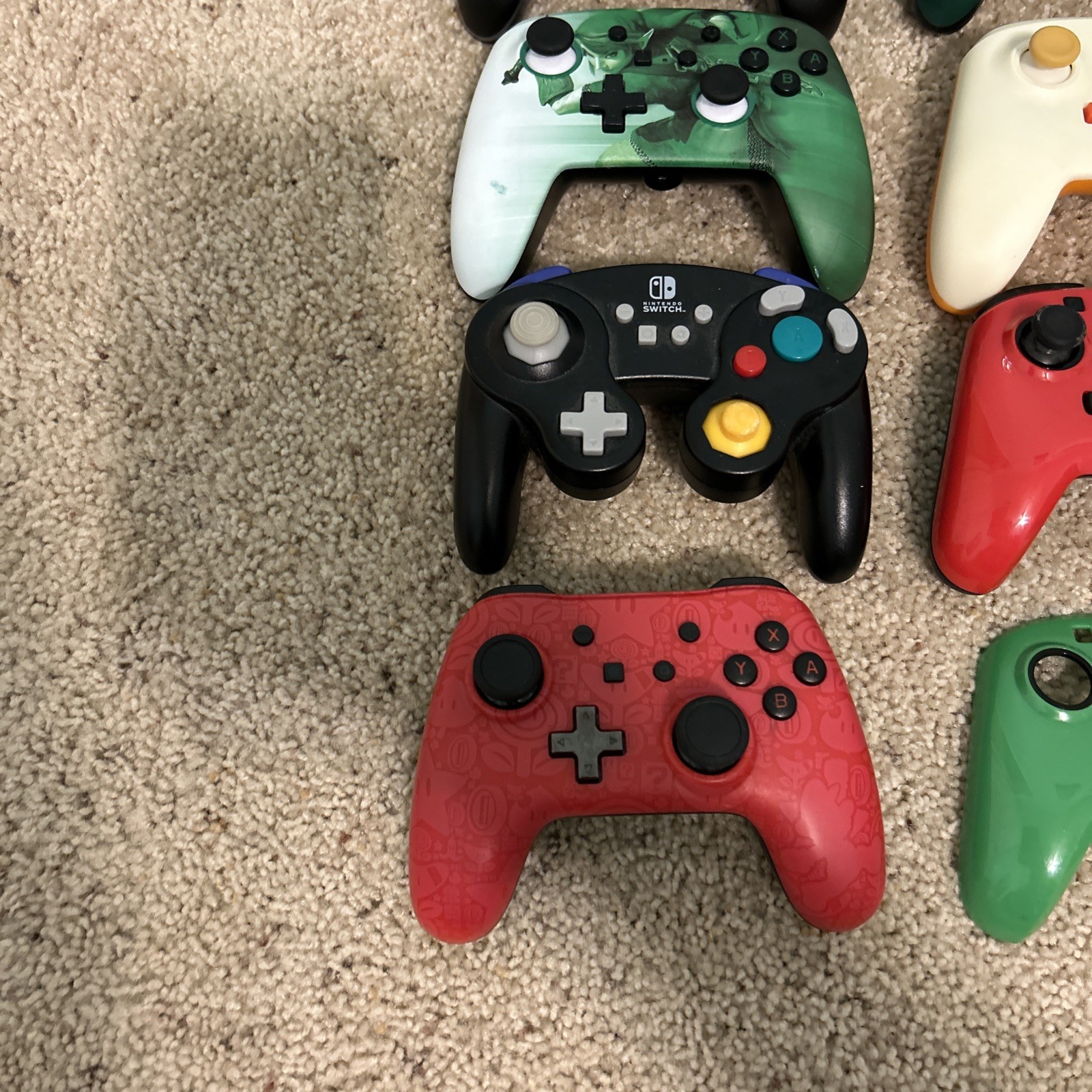 Nintendo Switch Wired & Wireless Controller Lot – Tested & Working