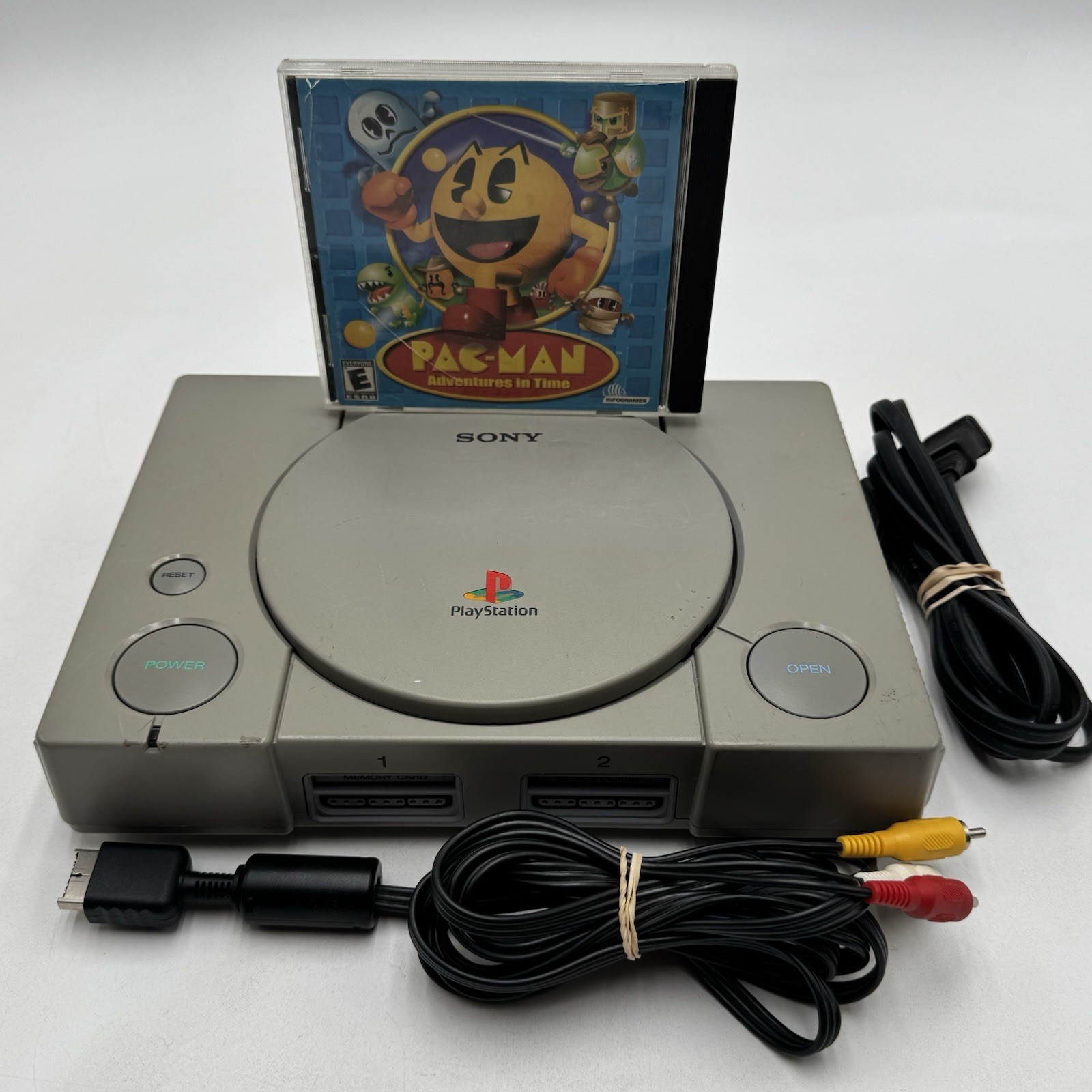 Sony PlayStation 1 PS1 SCPH-9001 Console System Bundle Working