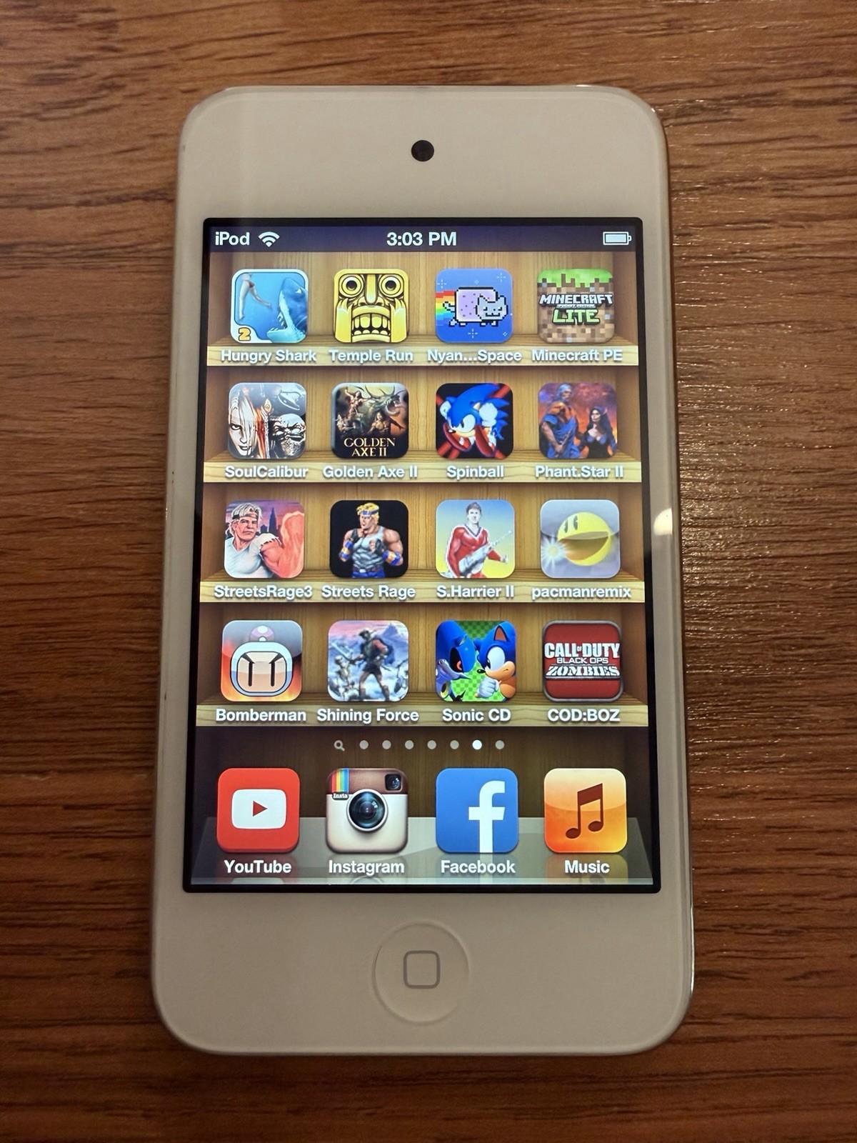 96 Games Ipod Touch 4th 16gb Resident Evil Voltron COD Zombies Retro