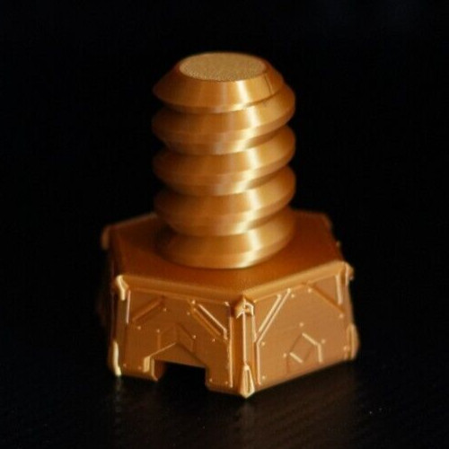 Ratchet & Clank Rift Apart GOLD BOLT 3d Print. 3.5in