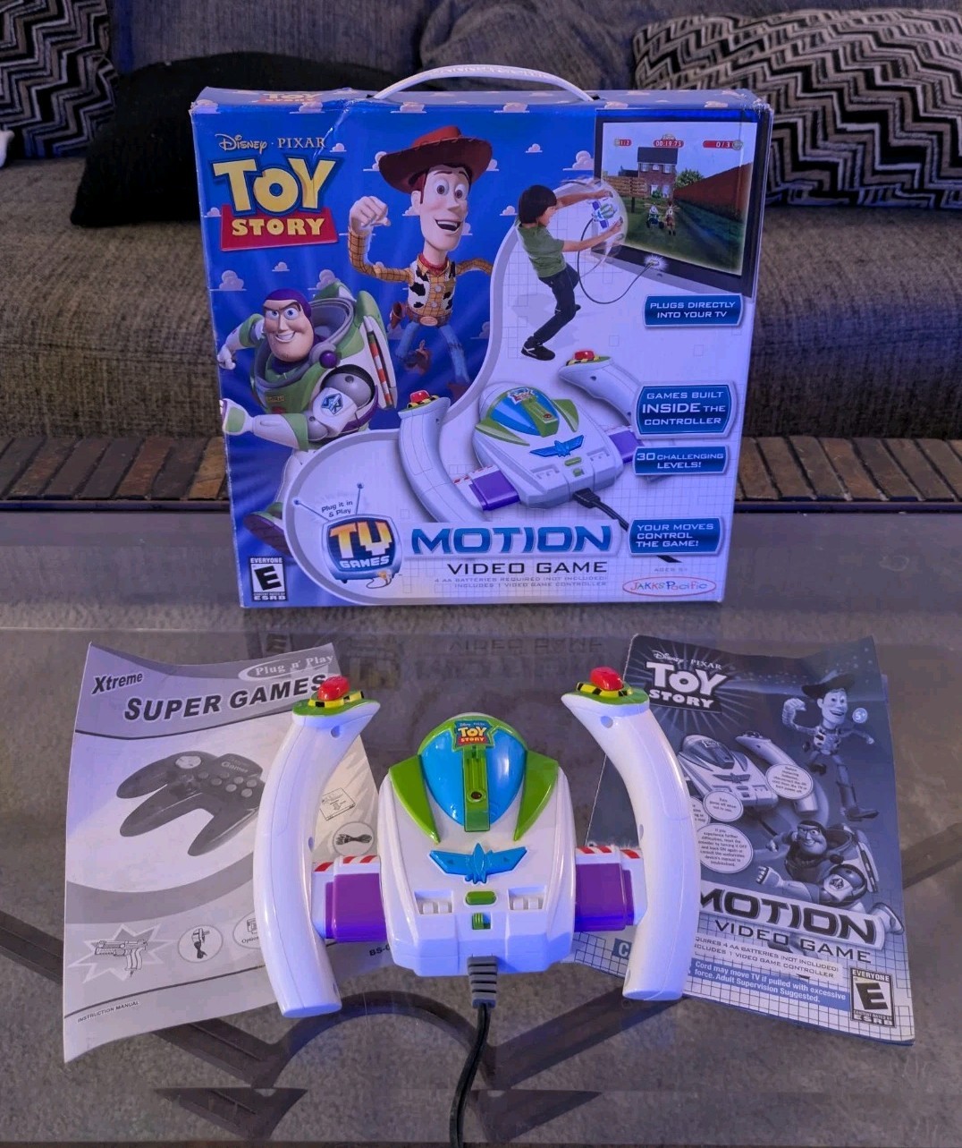 TOY STORY COMPLETE IN BOX Motion Video Game 2010 JAKKS PACIFIC ADVENTURE