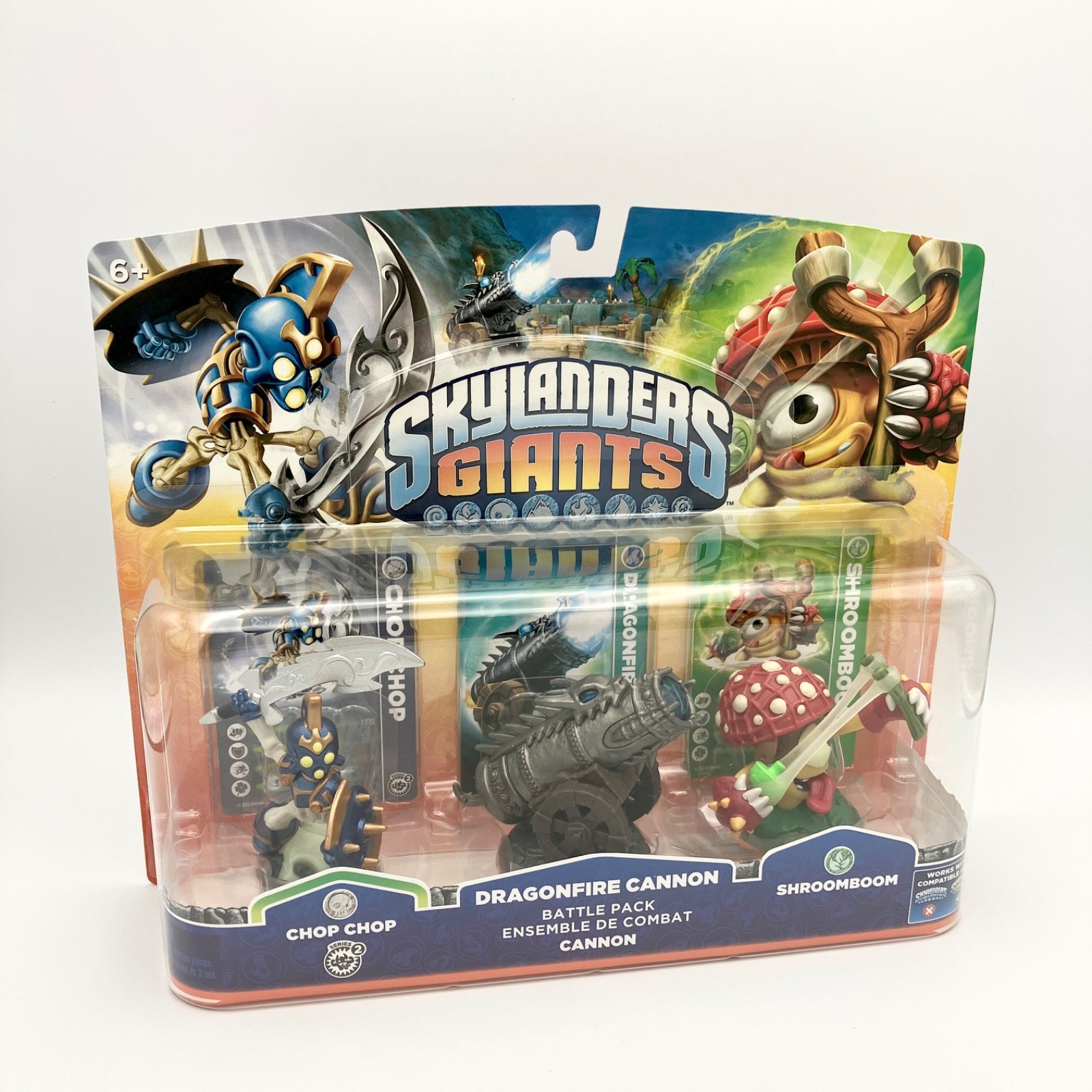 Skylanders Giants Dragonfire Cannon Battle Pack NIB Activision NEW Package wear