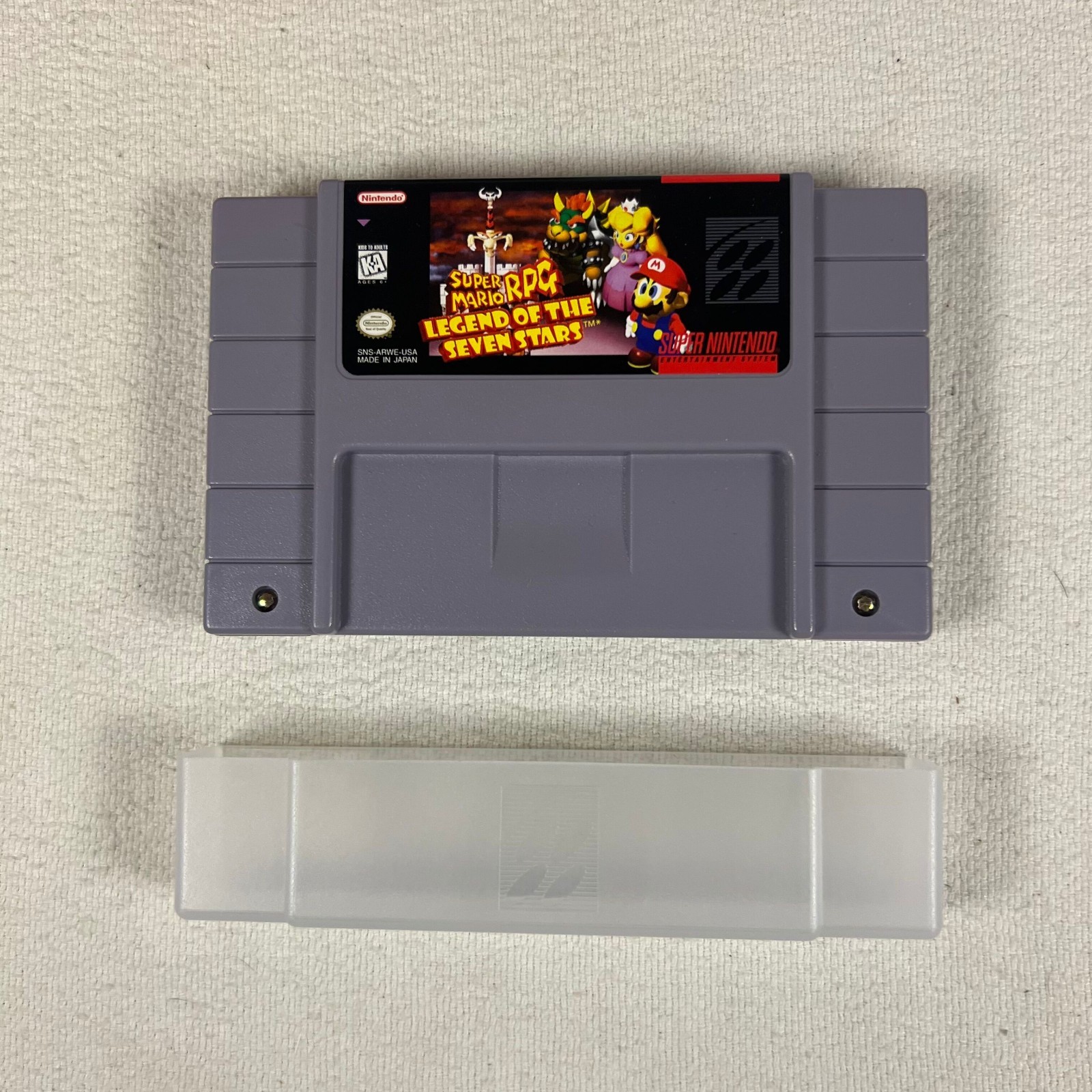 Super Mario RPG: Legend of the Seven Stars Nintendo SNES 1996 CIB Complete