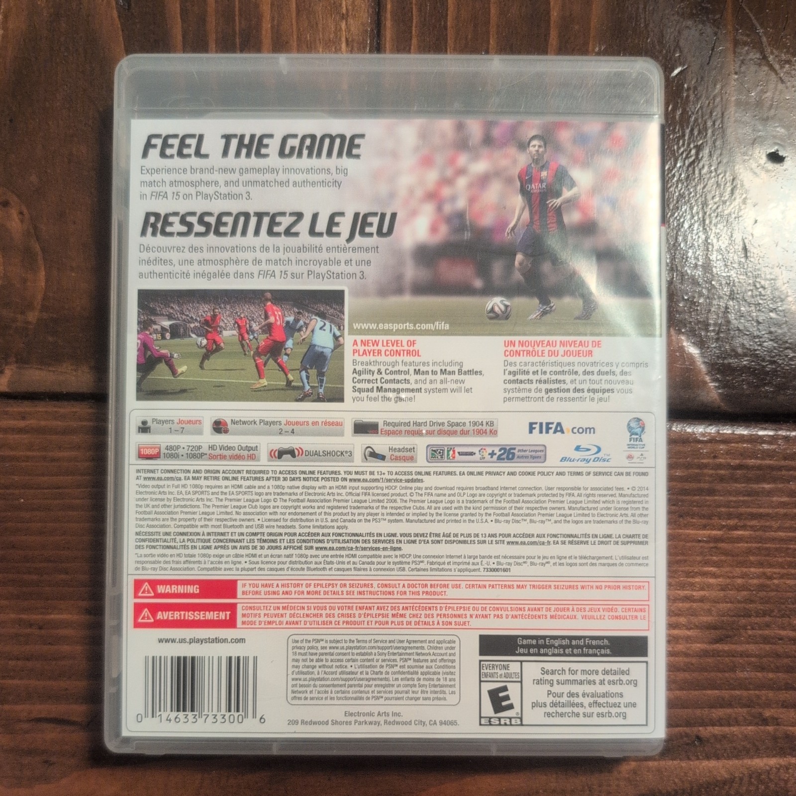 Fifa 15 PS3 PlayStation 3 – Complete CIB SHIPS FROM USA WITHIN 12 HOURS