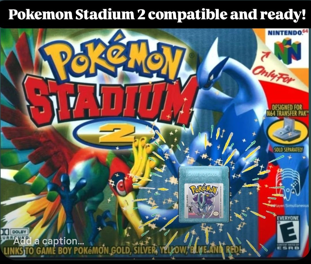Pokémon Crystal (2001 NTSC-U ) + All pokemon/items