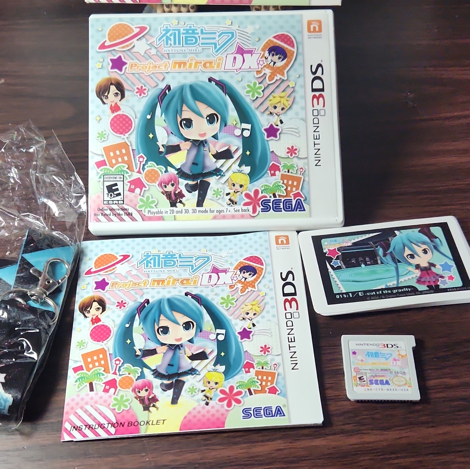 SEGA Hatsune Miku: Project Mirai DX Nintendo 3DS Manual E10+ NTSC-U/C