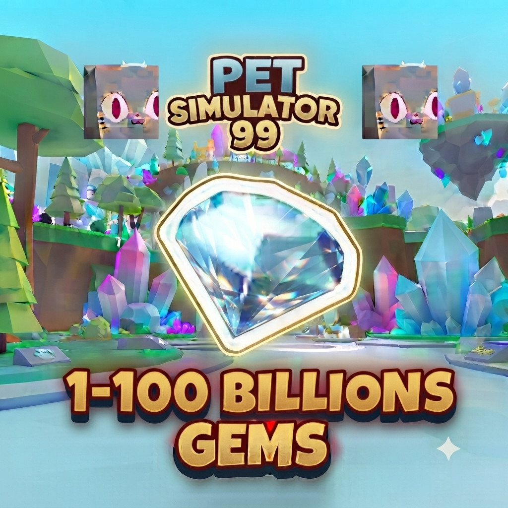 ✨Pet Sim 99✨1B-100B✨✨Gems✨PS99✨ PS99 Diamonds FAST DELIVERY