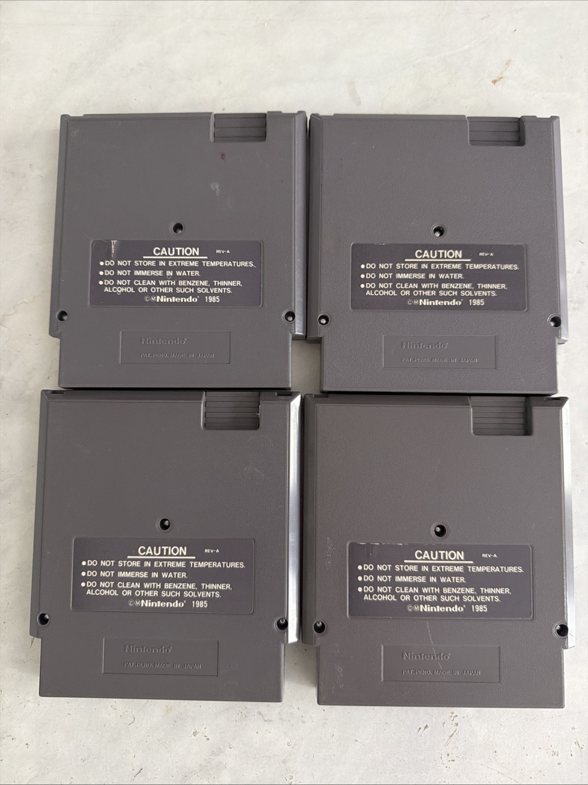 Nes Games Lot Of 4 Batman, Ghosts ‘n Goblins, Blaster Master, Little Nemo