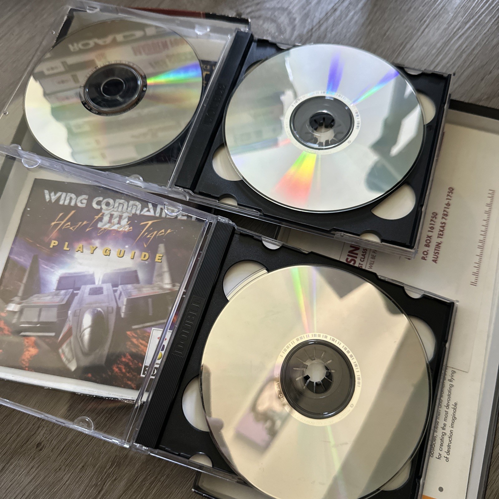 Wing Commander III: Heart of the Tiger (3DO 1995) Discs, Manuals, Long Box Nice