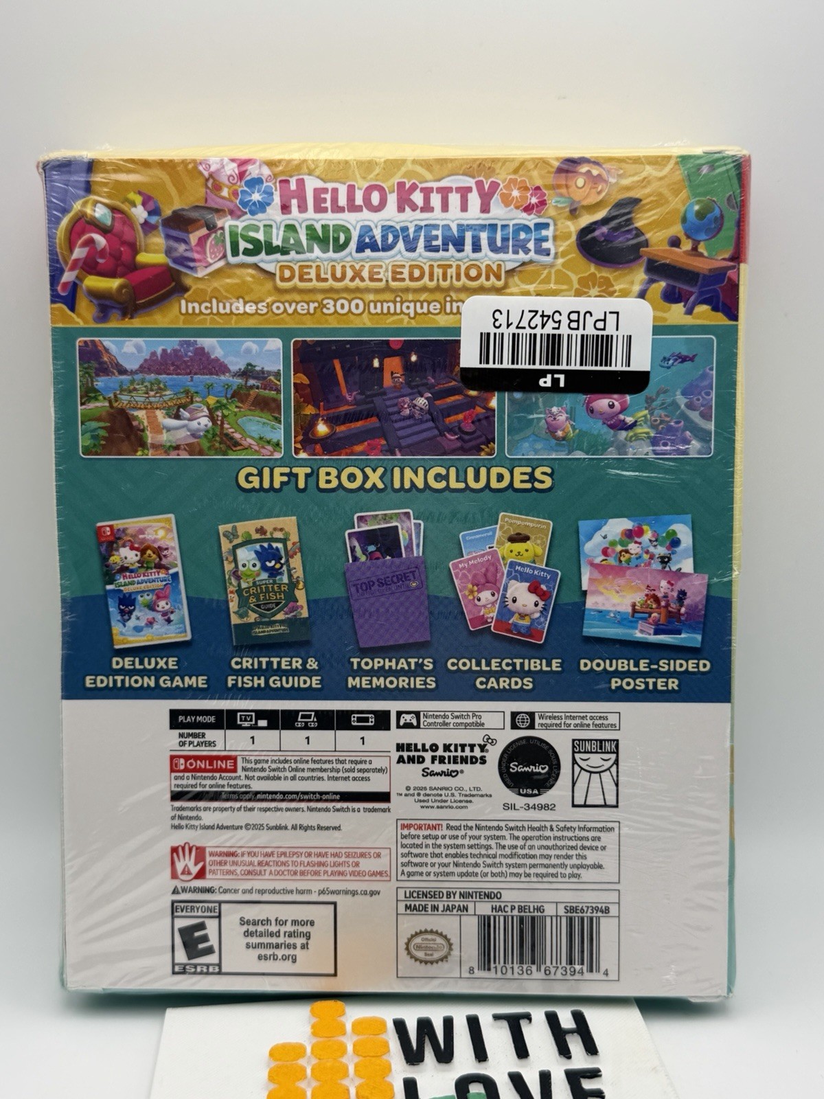 Hello Kitty Island Adventure Gift Box Physical Edition (Nintendo Switch *READ*