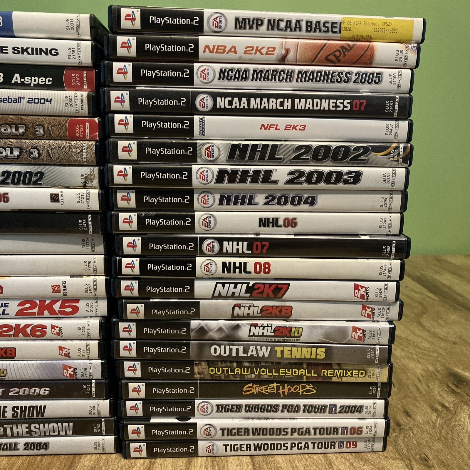 PlayStation 2 PS2 Sports Lot 40 Games $300 Value Tested Working Condition Varies