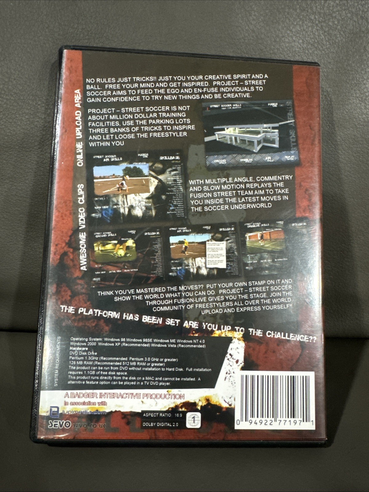 PROJECT STREET SOCCER PC/MAC DVD ROM DVD VIDEO – Rare HTF OOP
