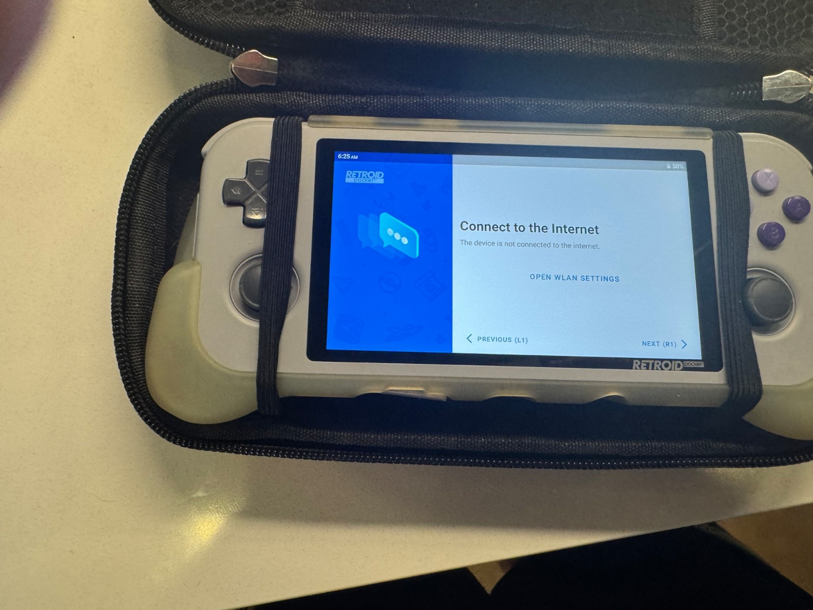 Retroid Pocket 3 plus w/ Official Grip, two different cases, extras (Very Good)