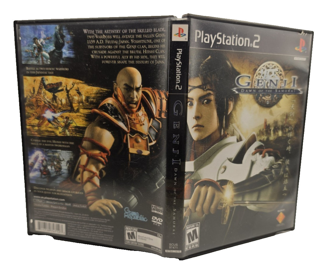 Genji: Dawn of the Samurai (Sony PlayStation 2, 2005) Tested | FREE Shipping!
