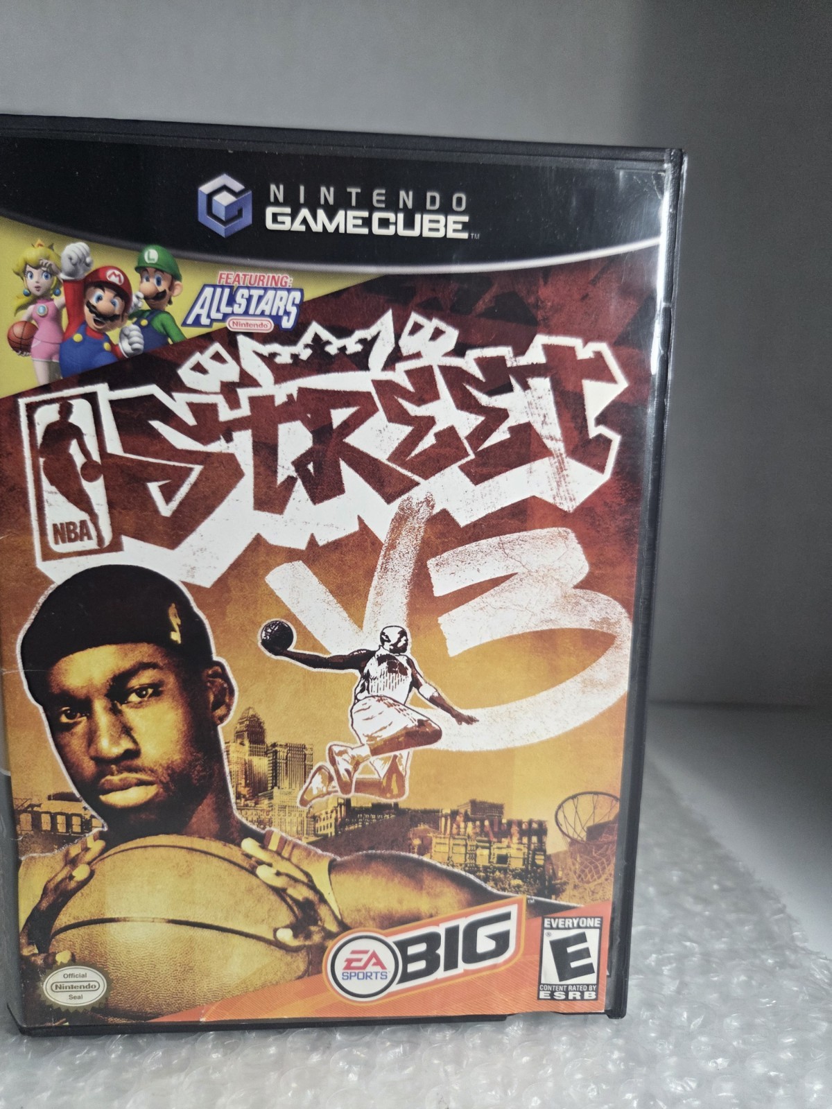 NBA Street Vol. 3 GameCube Nintendo Wii No Manual Disc Case Tested EA Sports Big