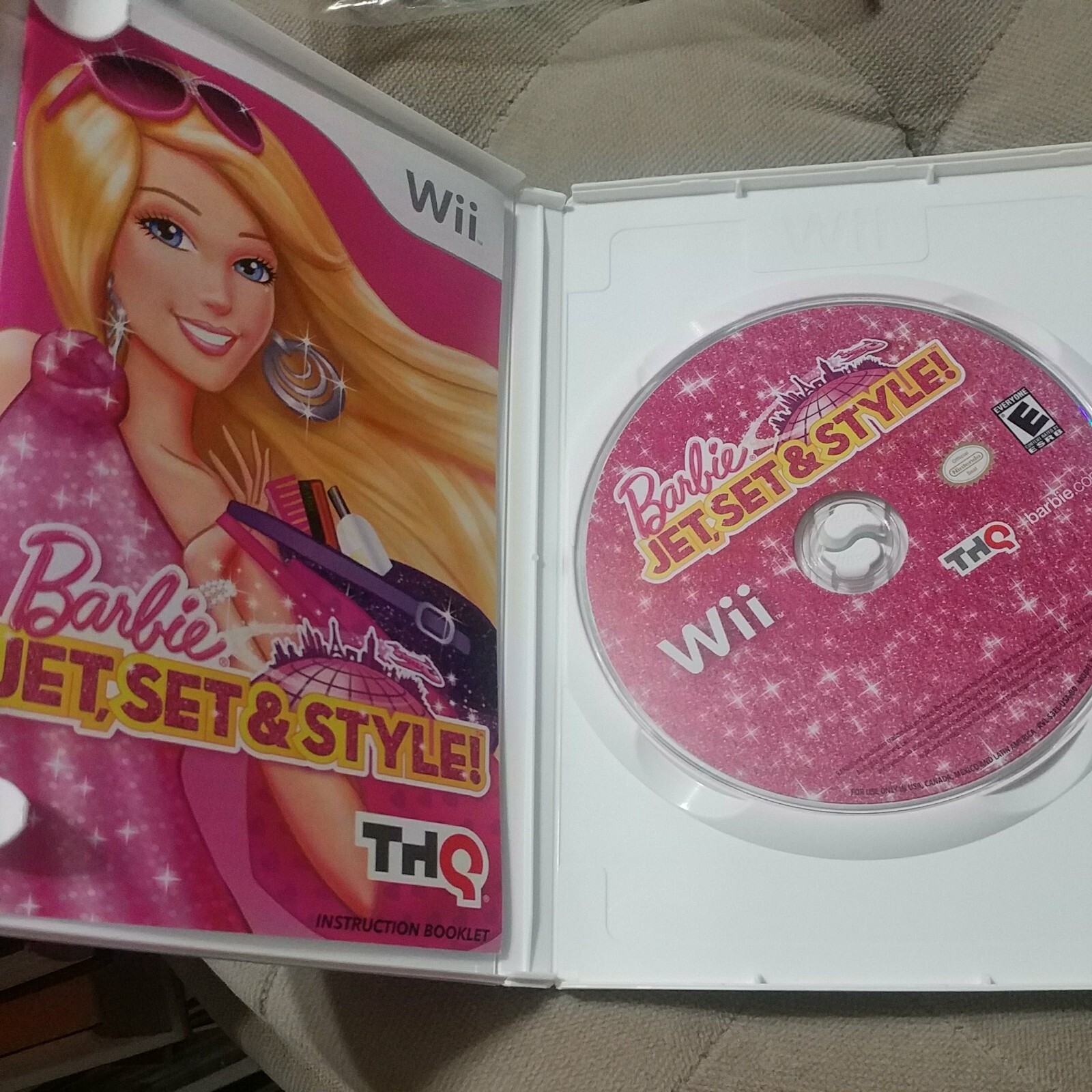 Barbie: Jet, Set & Style-Nintendo Wii/THQ-complete-Rated E