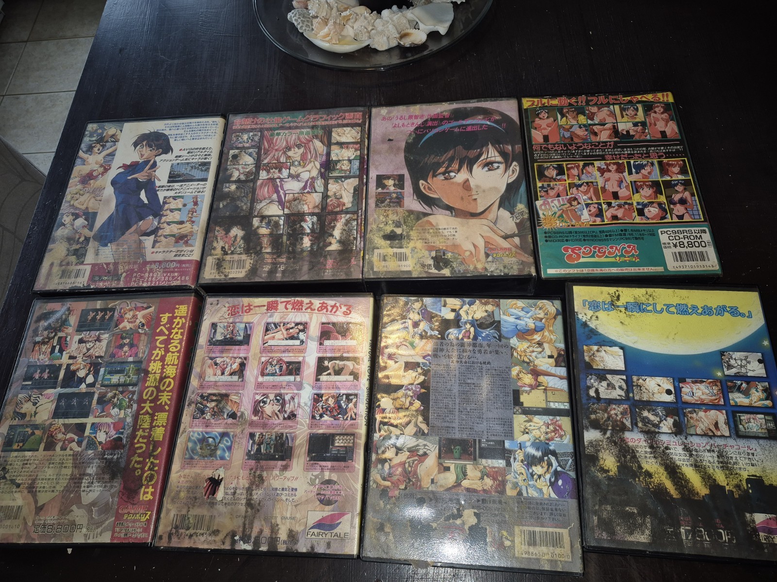 RARE NEC PC-9801 PC-98 Adult RPG & Visual Novel Collection BIG BOX COMPLETE Jap