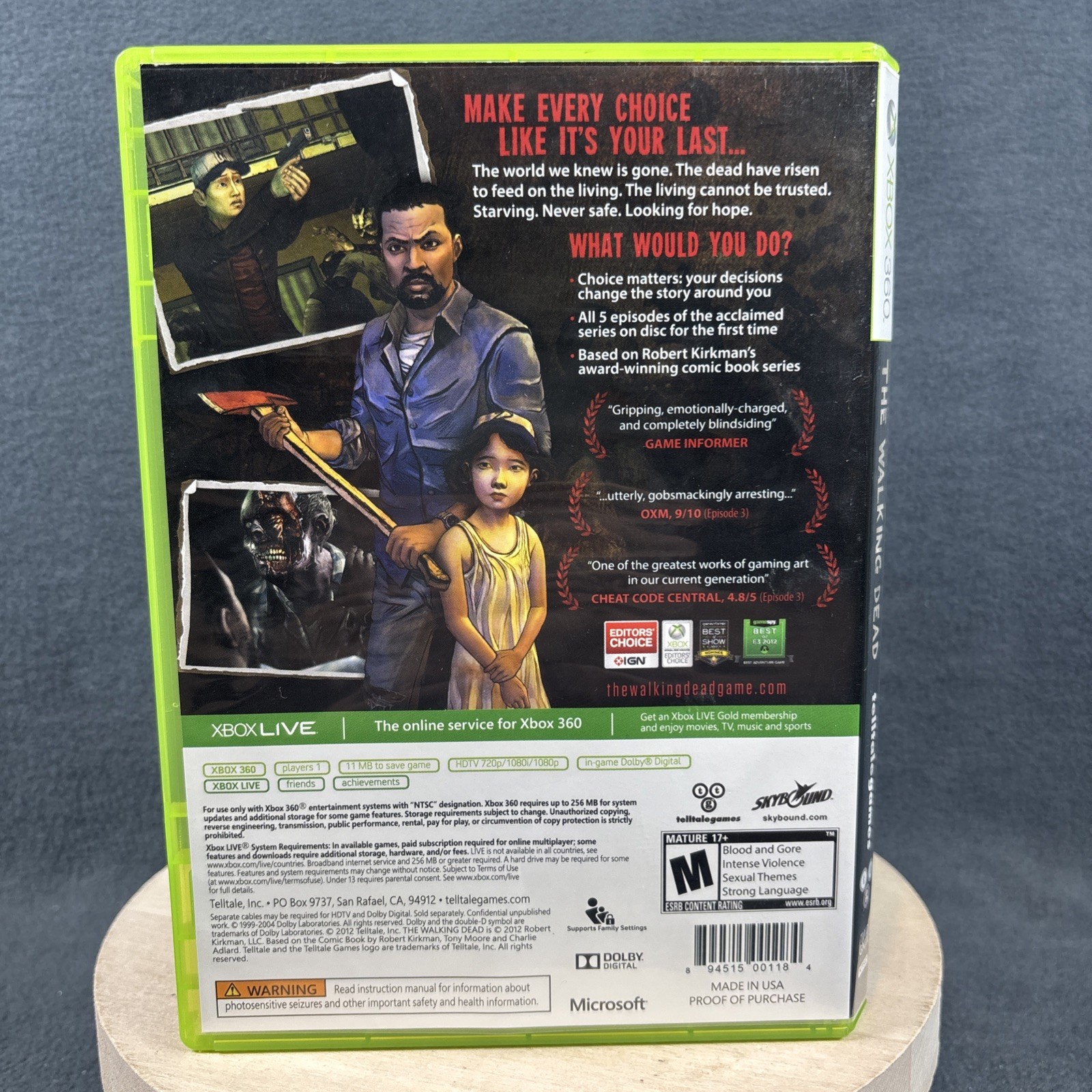 Xbox 360 – The Walking Dead: A Telltale Games Series – Complete – Refurbished