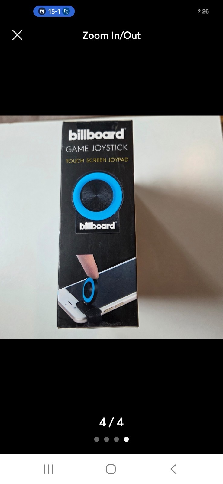 Billboard Mobile Game Joystick Clip-On Touchscreen Joypad iOS/Android
