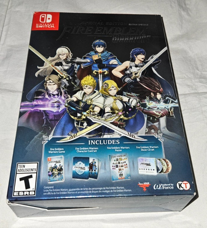 Nintendo Switch Fire Emblem Warriors Speical Edition NO GAME Card Set Poster CD