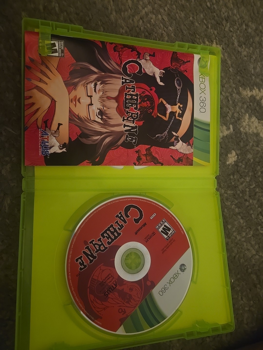Catherine by Atlus (Microsoft Xbox 360, 2011) Complete CIB