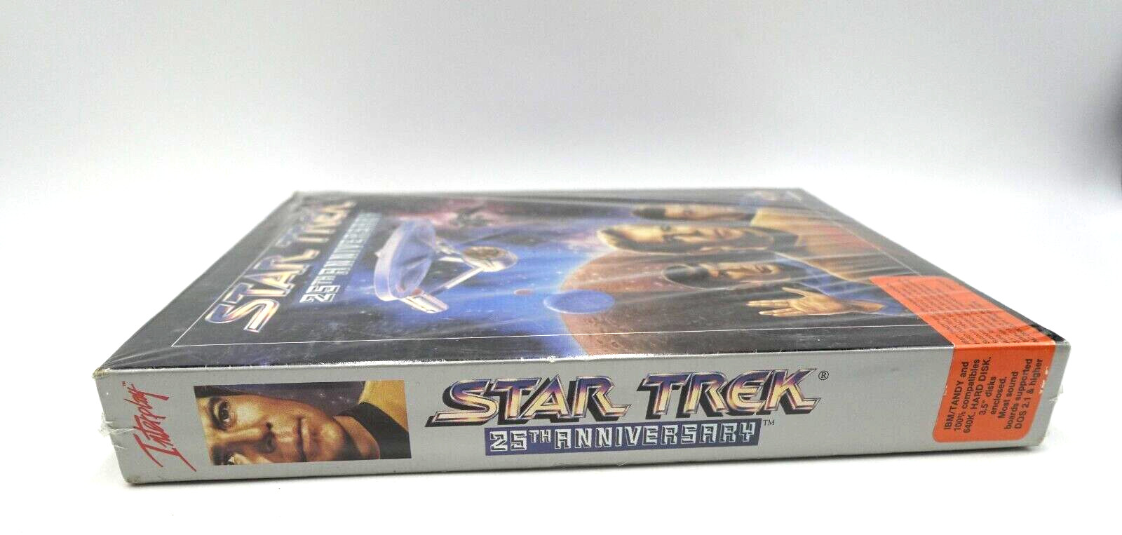 Star Trek 25th Anniversary PC 1991 Vintage Computer-IBM Tandy 3.5″ Disks SEALED