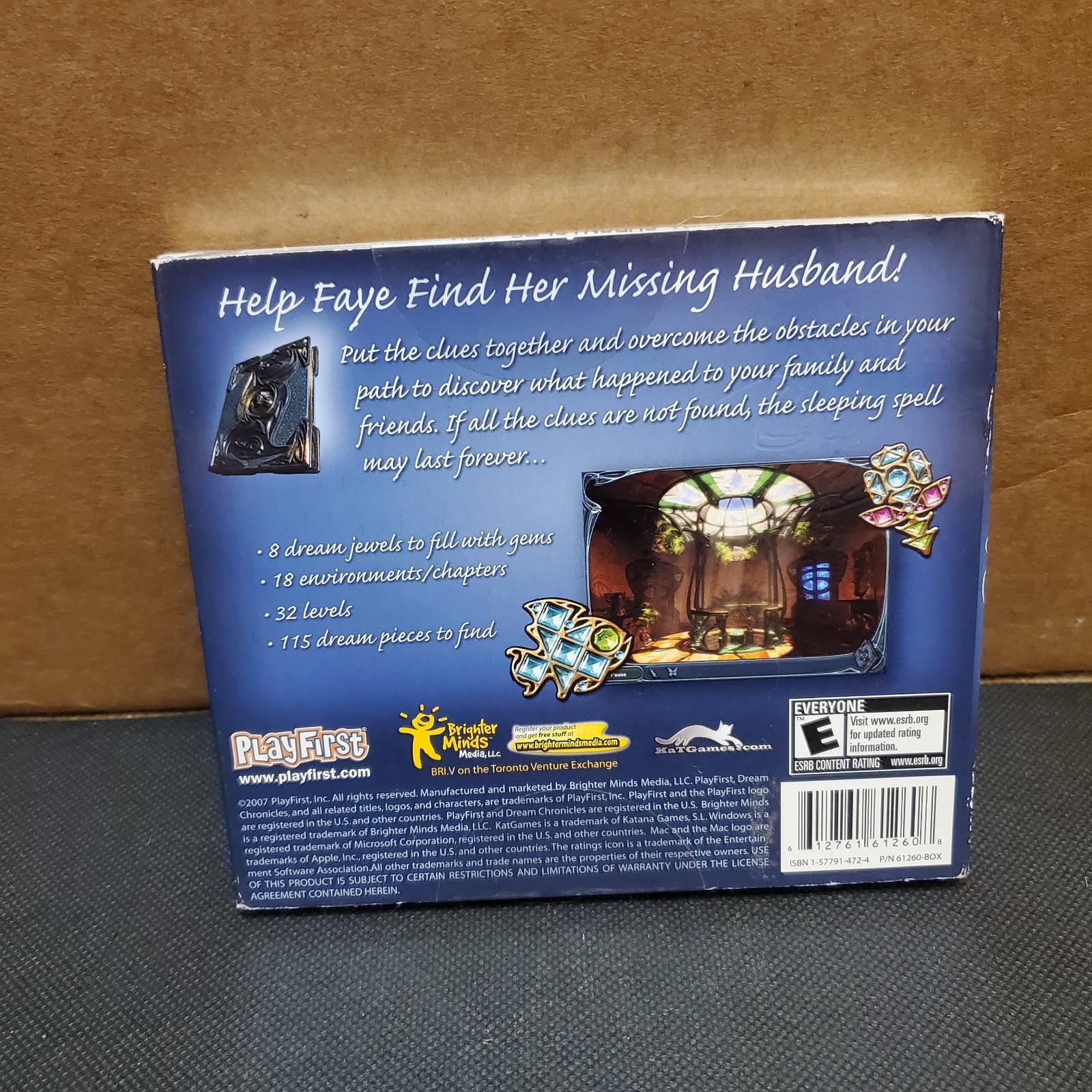 Dream Chronicles CD-ROM Unopened – MAC/Windows Vingage – WinMac – Playfirst