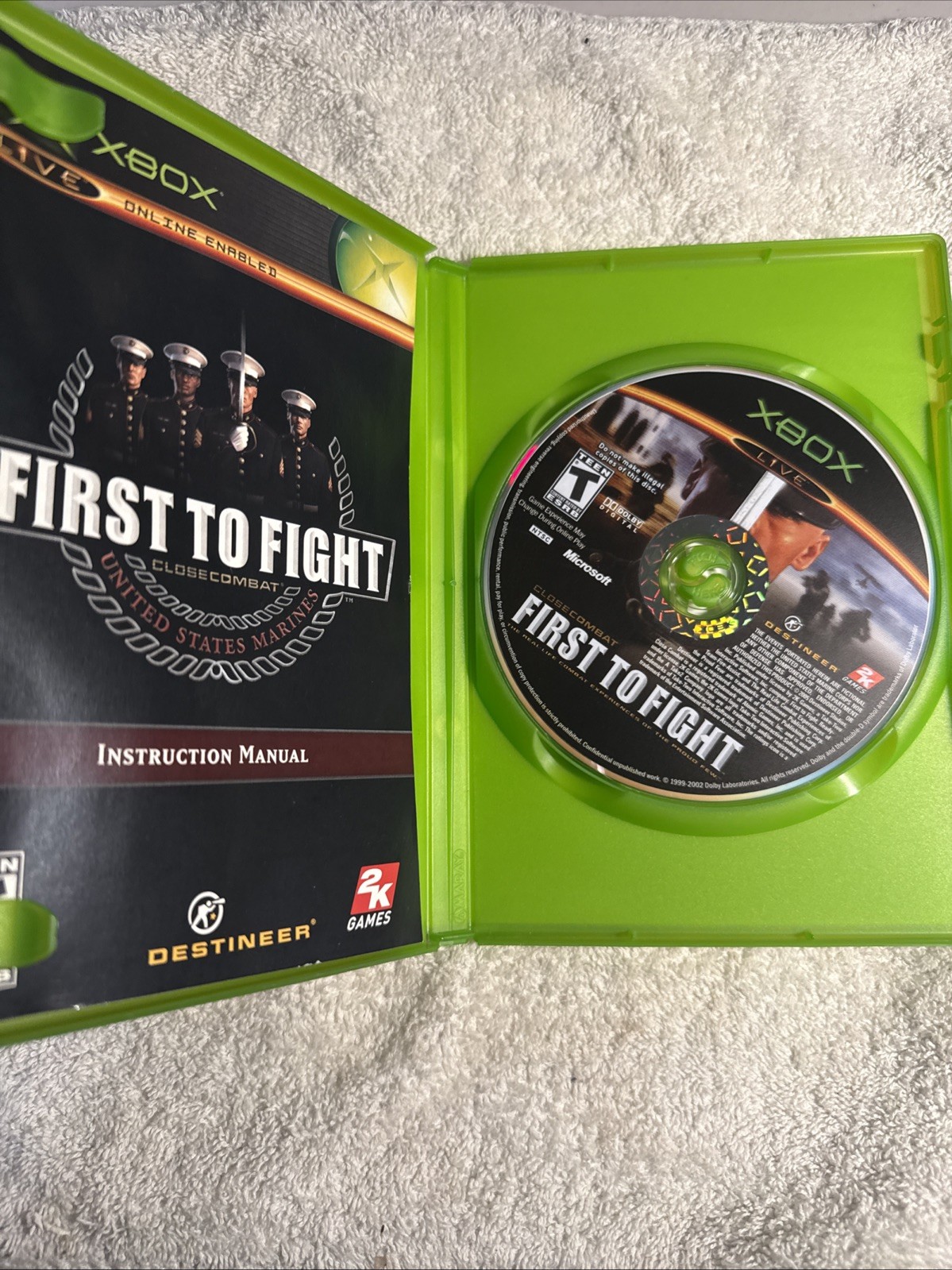Close Combat: First to Fight (Microsoft Xbox, 2005)