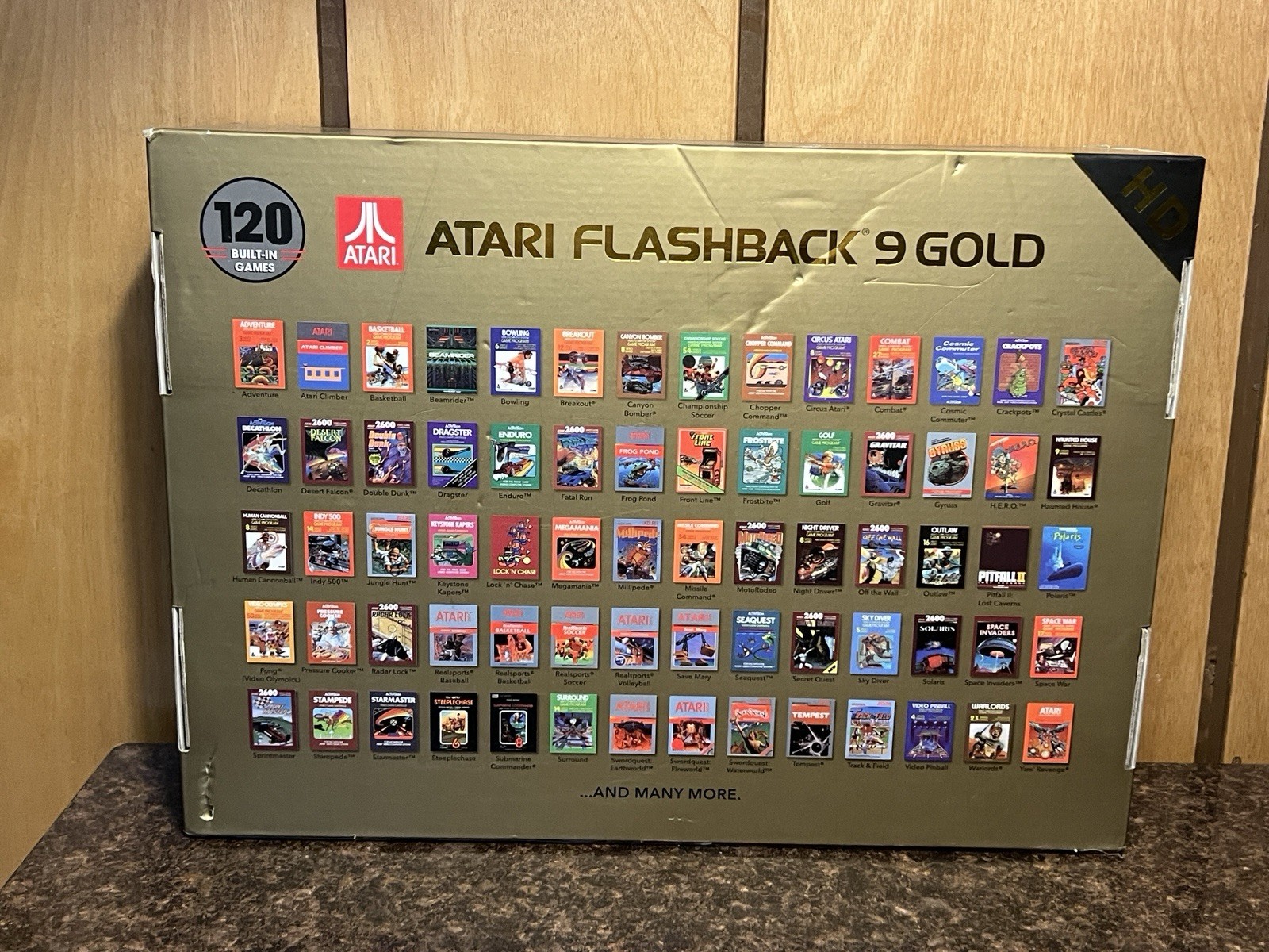 AtGames Atari Flashback 9 Gold HD Console w/ 120 Built-in Games HD Game System