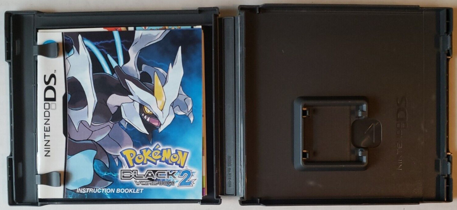 CASE & MANUALS ONLY, NO GAME ~ POKEMON BLACK VERSION 2 ~ NINTENDO DS 2012