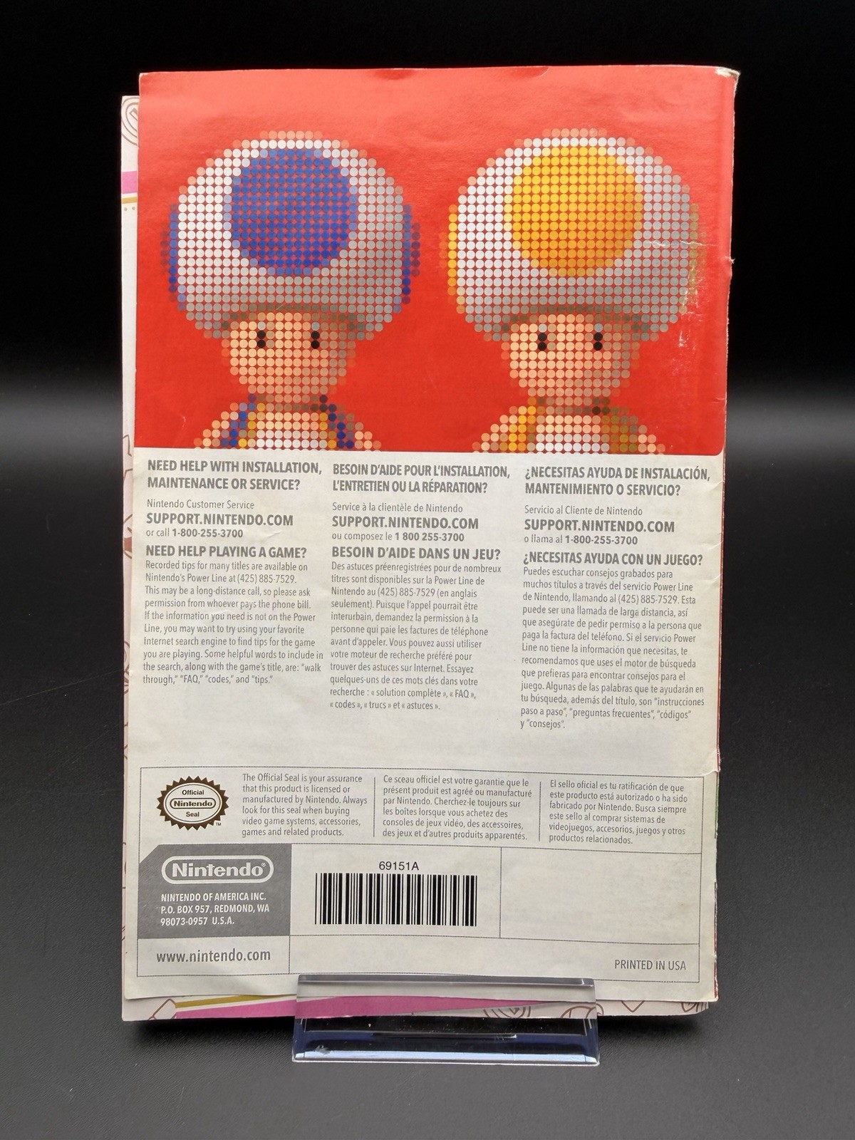 New Super Mario Bros. Wii (Nintendo Wii, 2009) Complete W/ Manual CIB Tested
