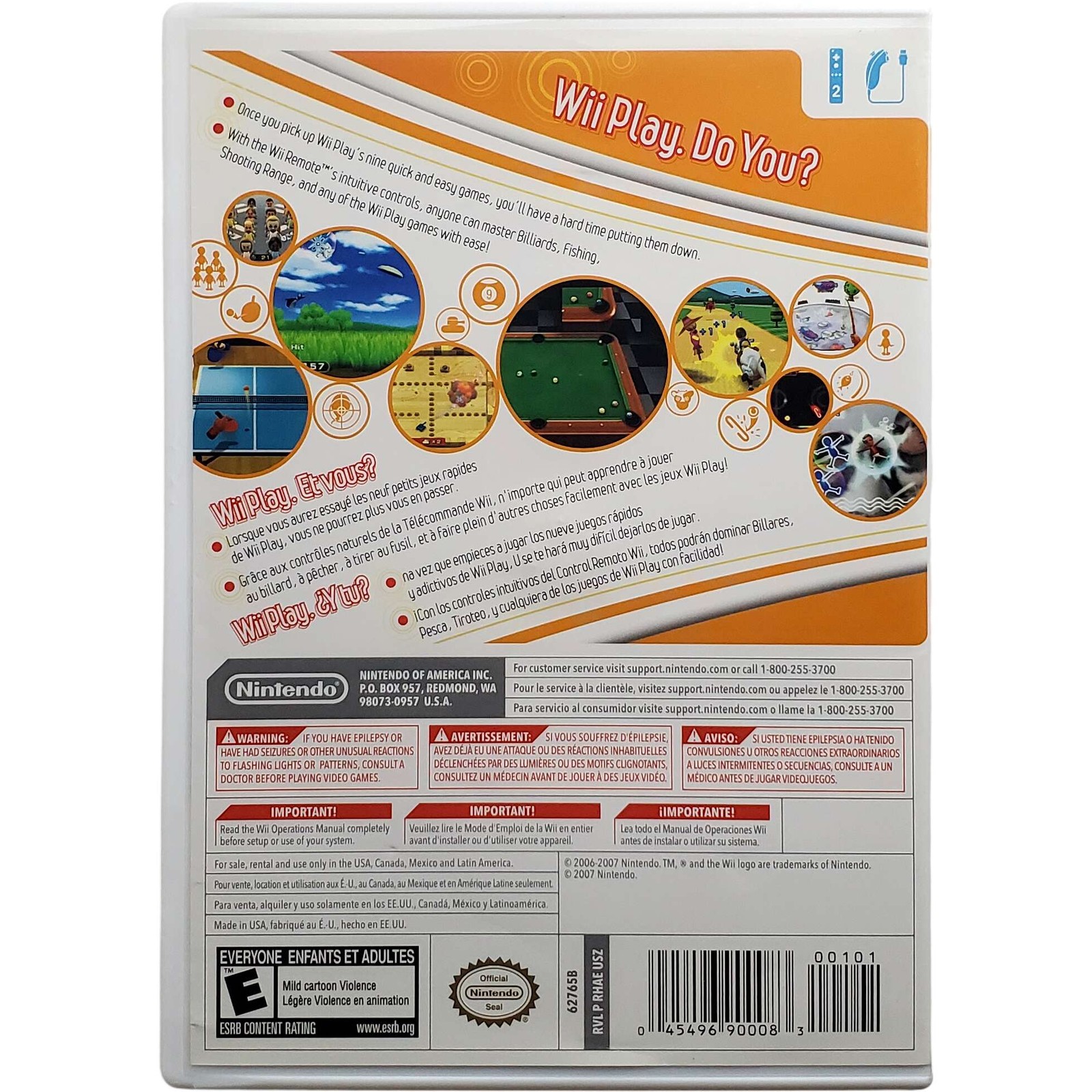 Wii Play – Nintendo Tested 1Y Guarantee