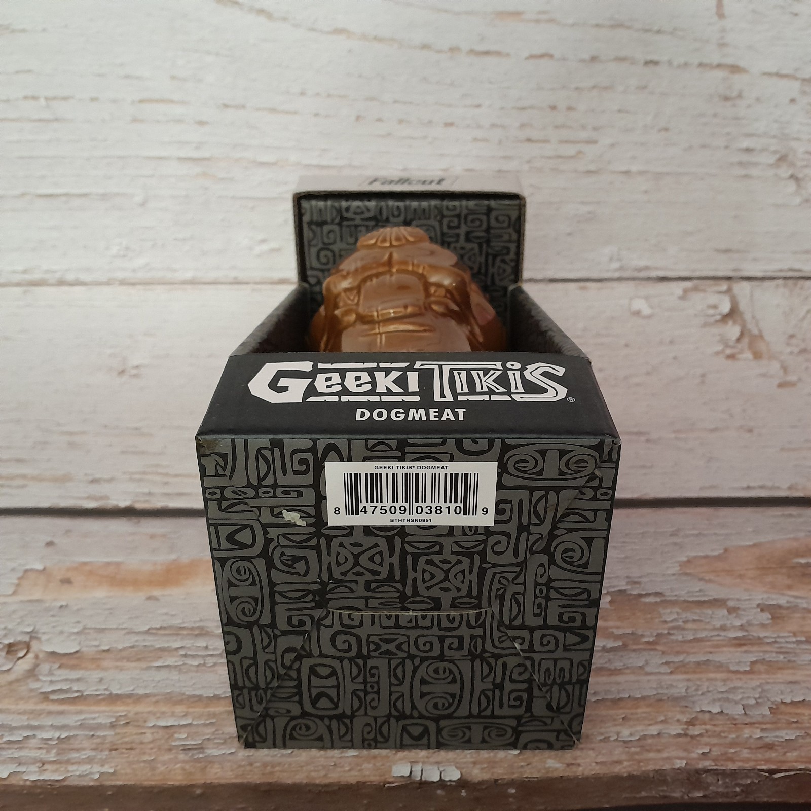 Geeki Tikis Fallout DogMeat Tiki Mug 16oz Ceramic Thinkgeek Bethesda NEW