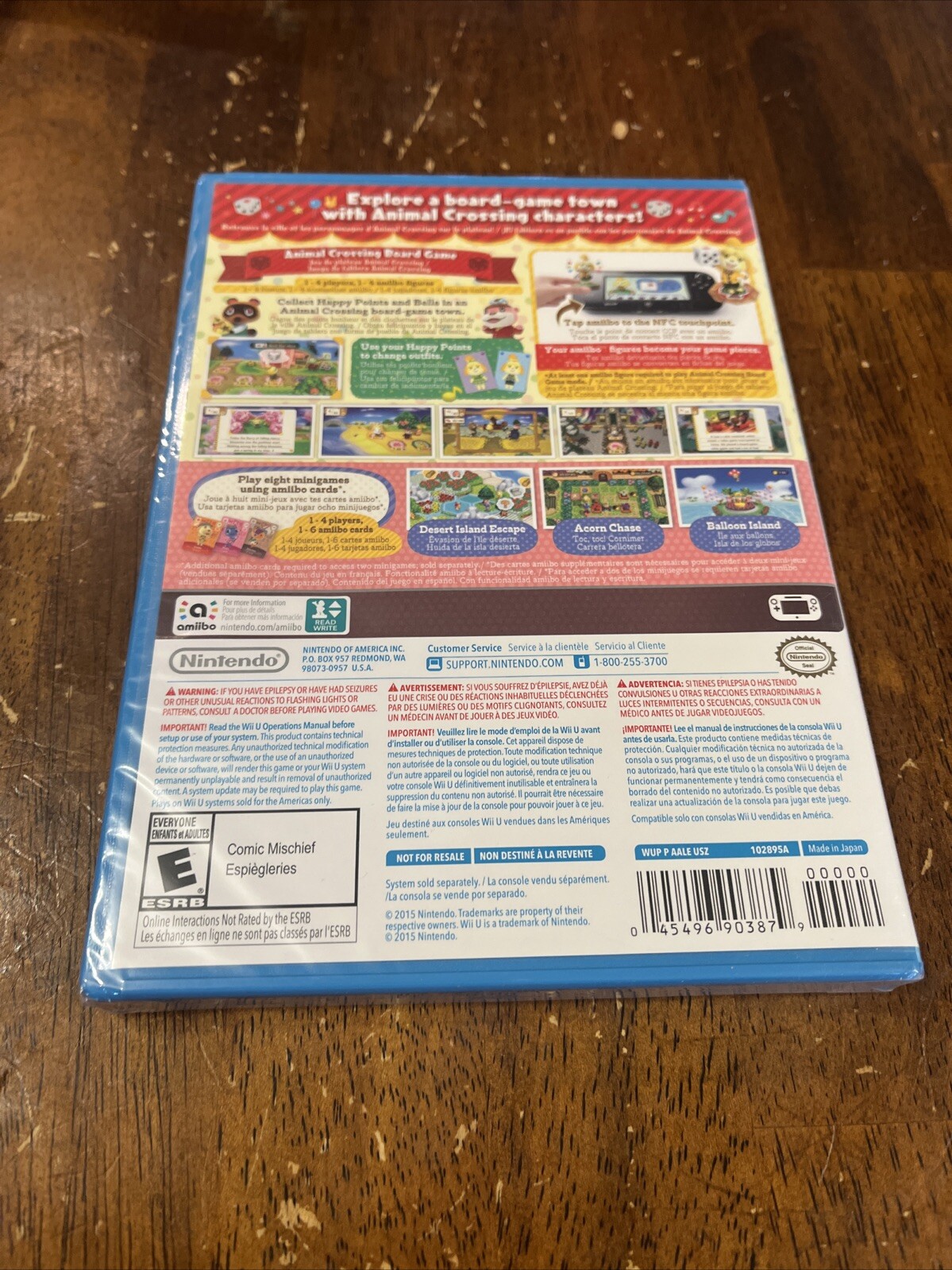 Animal Crossing Amiibo Festival NTSC WiiU Wii U Factory Sealed