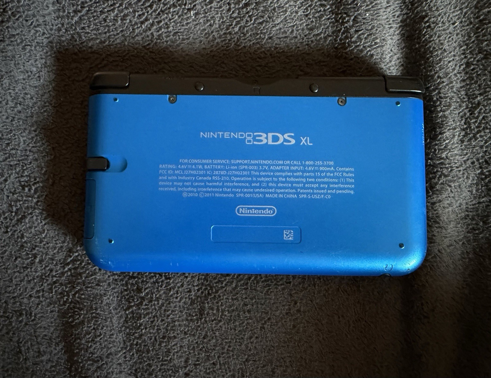 Nintendo 3DS XL Black Handheld System Console for Parts / Repair